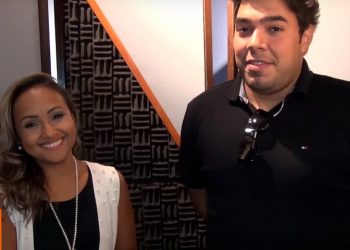 Bruna Karla conferindo a Pós-Produção do DVD Junto e Misturado do Thiago Makie (#MKnãoPARA)