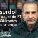 Pastor Silas Malafaia comenta: Absurdo! Projeto de lei do PT e PSOL contra nossas crianças.