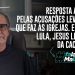 Resposta a Lula pelas acusações levianas que faz às igrejas. E mais! Lula, Jesus liberta da cachaça!