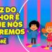 A paz do Senhor é o que nós queremos – 3 Palavrinhas – Karaokê Volume 7 [OFICIAL]