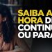 SAIBA A HORA DE CONTINUAR OU PARAR  | SILAS MALAFAIA – MOTIVACIONAL