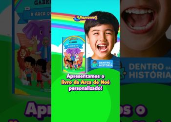 Seu filho na Arca de Noé? Agora ele é o protagonista dessa aventura com o livro personalizado do 3P!