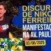 DISCURSO NIKOLAS FERREIRA NA AVENIDA PAULISTA 03/08/25