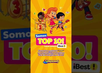 3 Palavrinhas é TOP 10 iBest! Vamos juntos rumo ao topo? Vote já!