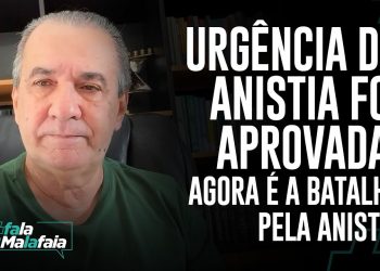 URGÊNCIA DA ANISTIA FOI APROVADA! Agora é a batalha pela anistia