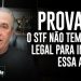 PROVADO! O STF não tem poder legal para impedir essa anistia