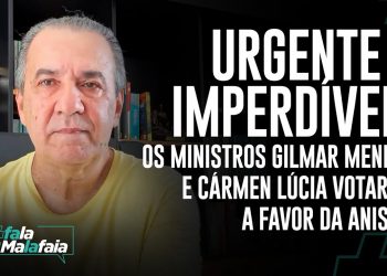 URGENTE E IMPERDÍVEL! Os ministros Gilmar Mendes e Cármen Lúcia votaram a favor da anistia